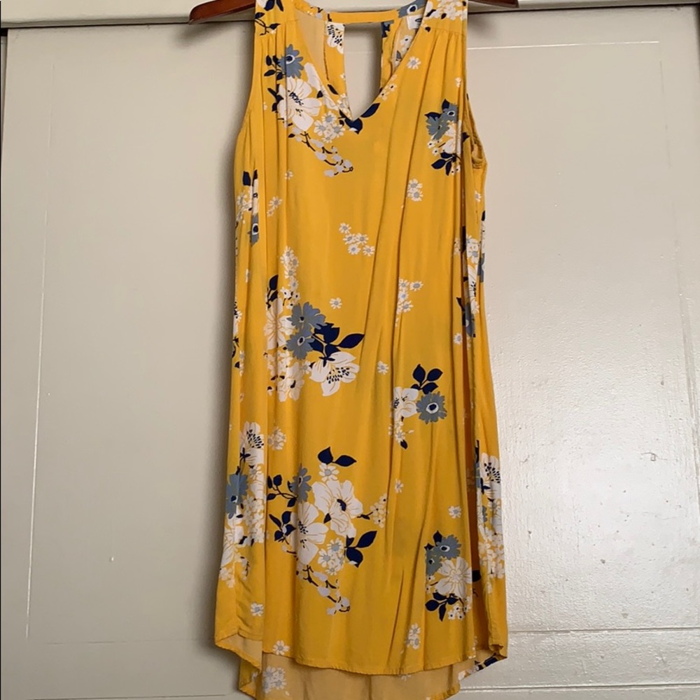 Women’s Yellow Sun Dress | Old Navy | Large